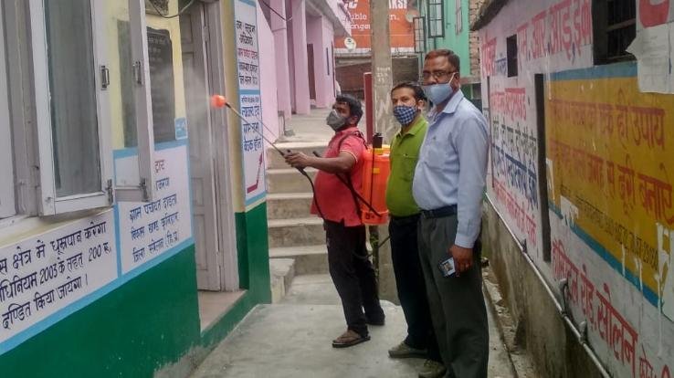 darlaghat corona sanitization 5 may