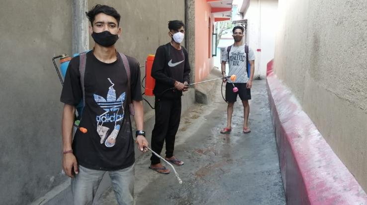   दाड़लाघाट : फ़ाउंटेन यूथ क्लब द्वारा चलाई गई 