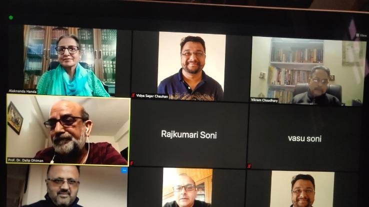 कांग्रेस अध्यक्ष कुलदीप सिंह राठौर ने कांग्रेस ट्रेनिंग विभाग के पदाधिकारियों के साथ की वर्चुअल बैठक 