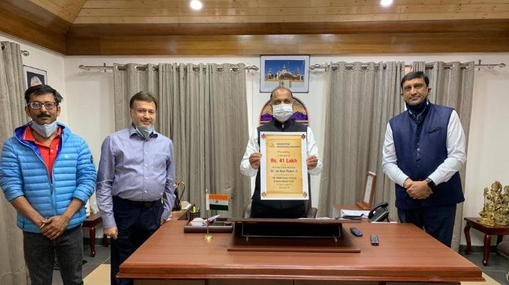 कोविड-19 स्टेट डिजास्टर रिस्पोंस फंड में अंशदान