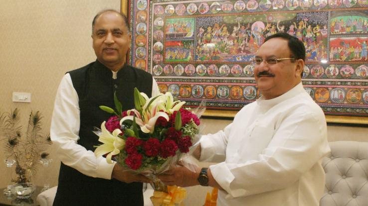 भाजपा राष्ट्रीय अध्यक्ष जेपी नड्डा से मिले मुख्यमंत्री जय राम ठाकुर , जानिये क्या रहा एजेंडा 