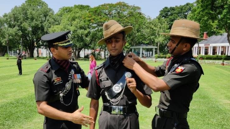 देहरा :परागपुर के गढ़ के अदित्य सिंह पटियाला भारतीय सेना में लेफ्टिनेंट