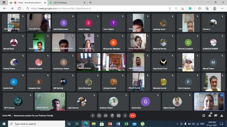 दाड़लाघाट :अम्बुजा सीमेंट फाउंडेशन प्राइवेट आईटीआई द्वारा कोविड-19 जागरूकता सत्र का आयोजन