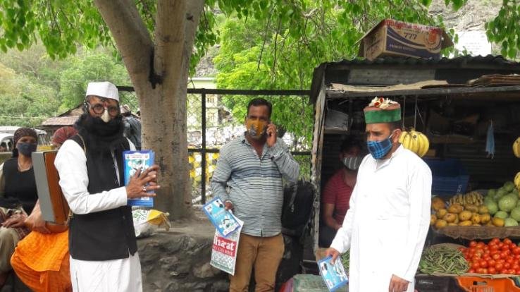  कलाकारों ने कोरोना संक्रमण से बचाव के प्रति किया जागरूक