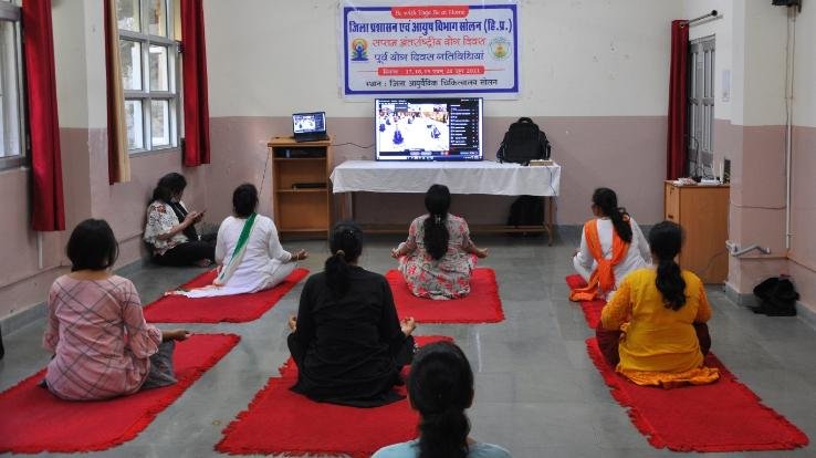 More than 25,000 people of Solan district benefited from online yoga
