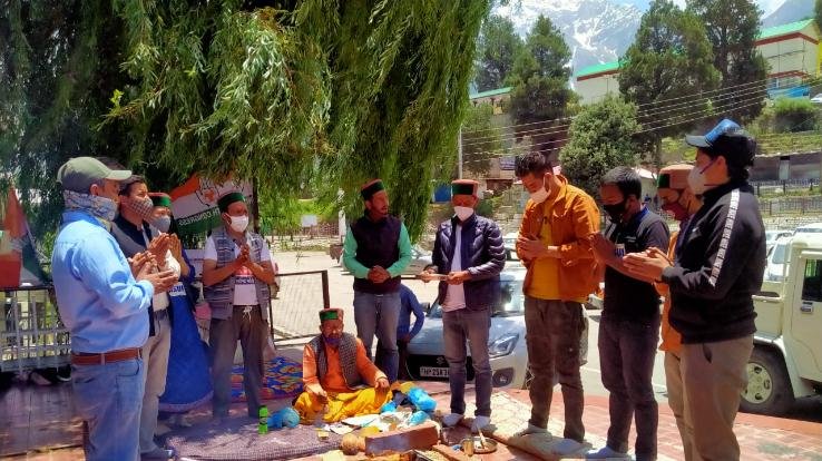 किन्नौर : भाजपा सरकार को सद्बुद्धि प्रदान करें भगवान : नेगी निगम भंडारी 