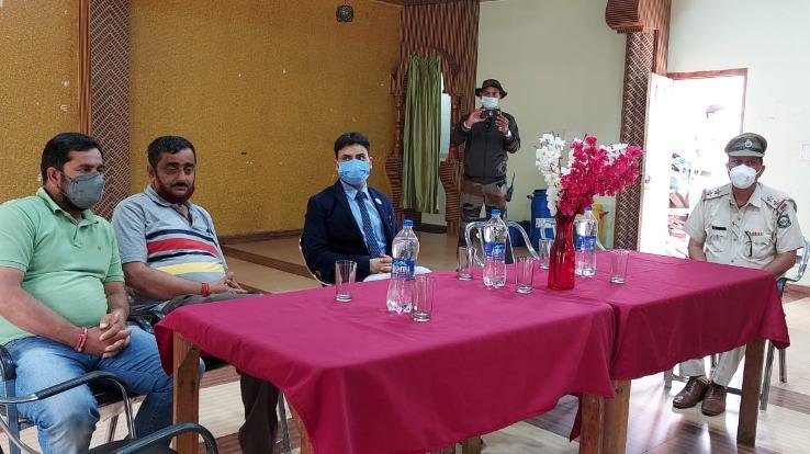 कोटखाई पहुंचे एसपी चावला कोटखाई थाने का किया निरिक्षण