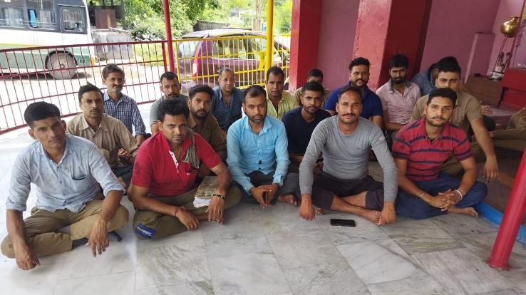 देहरा:पीसमील वर्करों के साथ हो रहा शोषण : पपु कुमार