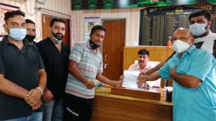 देवभूमि क्षत्रिय संग़ठन देहरा ने स्वर्ण आयोग गठन हेतु सौंपा ज्ञापन