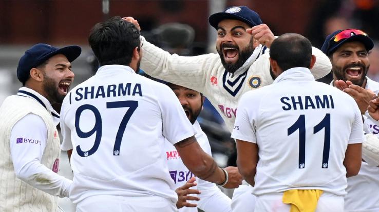 Team India won the Lord's Test match, beat England by 151 runs