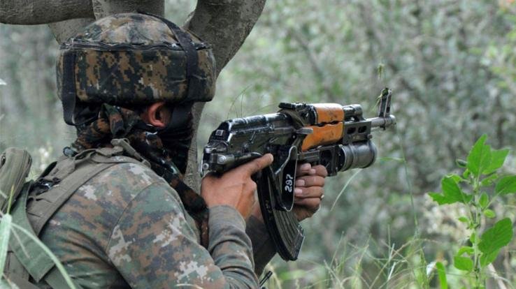 Encounter between security forces and terrorists in Rajouri, Jammu, one soldier martyred