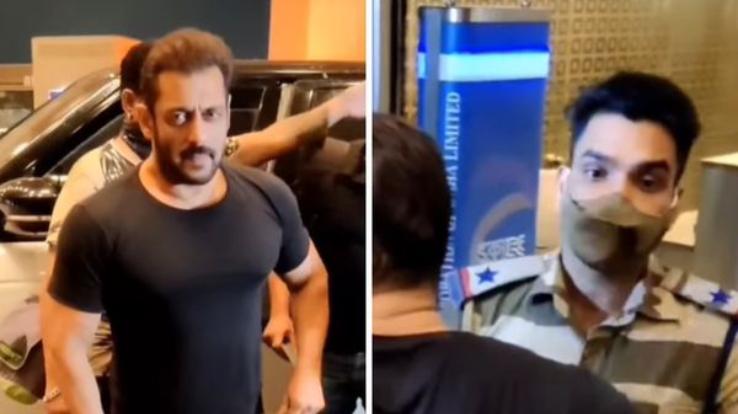 The CISF jawan who stopped Salman Khan at the airport and checked him was rewarded for performing his duty.
