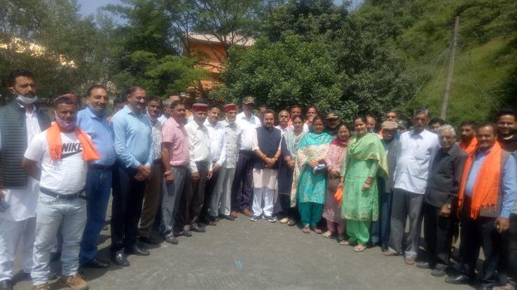 The moving ex-serviceman canteen was launched in Darlaghat