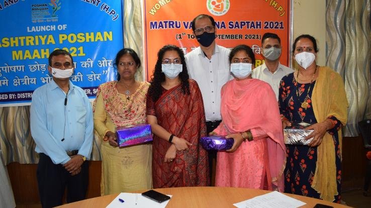 Deputy Commissioner Solan started the Nutrition Month and Mother Vandana Week