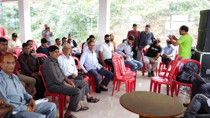 दाड़लाघाट : बाघल विकास परिषद की बैठक का आयोजन