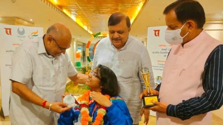 अविनाश राय खन्ना व कृष्ण कपूर ने किया पैरालंपिक 2020 के खिलाड़ियों का स्वागत 