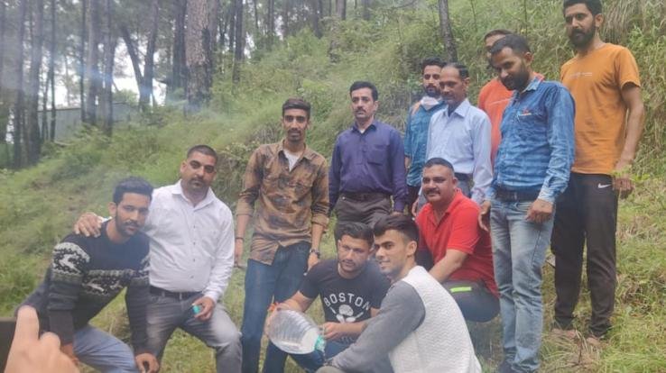 Dharampur: Plantation done by Devbhoomi Kshatriya organization