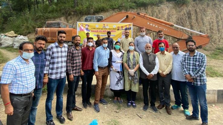 Covid-19 vaccination campaign launched by Janata Yuva Morcha