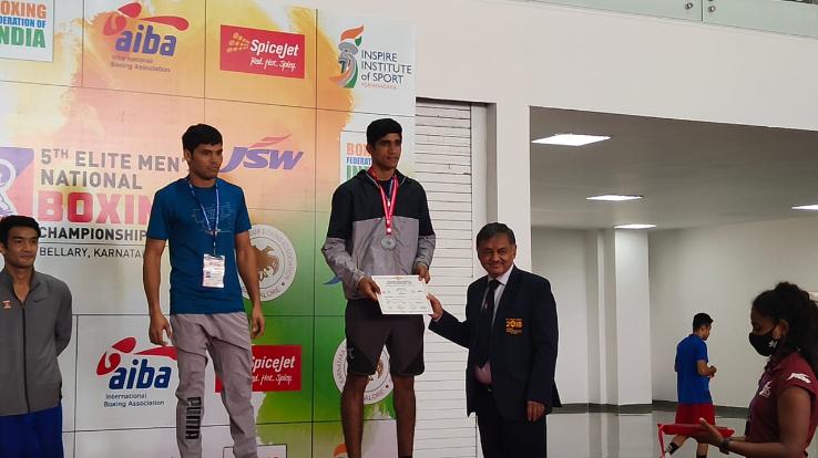 Sarkaghat: Avinash Jamwal won bronze medal in Senior National Boxing Championship