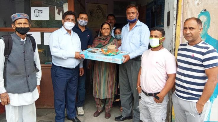 Free gas connections were distributed to the beneficiaries in Darlaghat