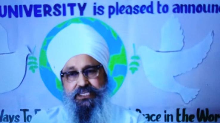 Webinar organized by Internal University Baru Sahib on International World Peace Day
