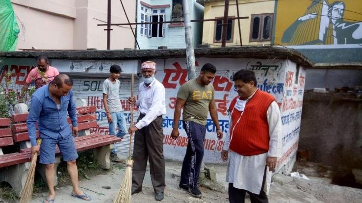 Cleanliness drive program organized in Dadlaghat