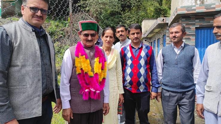 Rajgarh: Yashpal Chauhan retired after serving in the education department