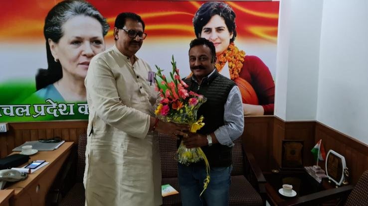 All India Congress Committee secretary Sanjay Dutt reached Shimla