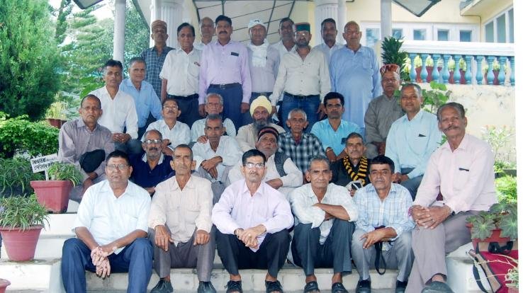 Dadlaghat: Monthly meeting of Electricity Council Retired Welfare Association organized