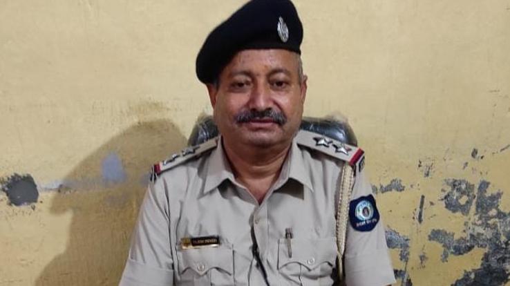 Jaswan: Rajesh Kumar Dwivedi took over the charge of outpost incharge in police post Dadasiba