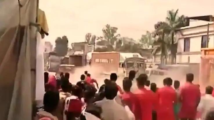 A painful accident happened on the day of Dussehra in Jashpur, Chhattisgarh, the opposition demanded the resignation of the state home minister