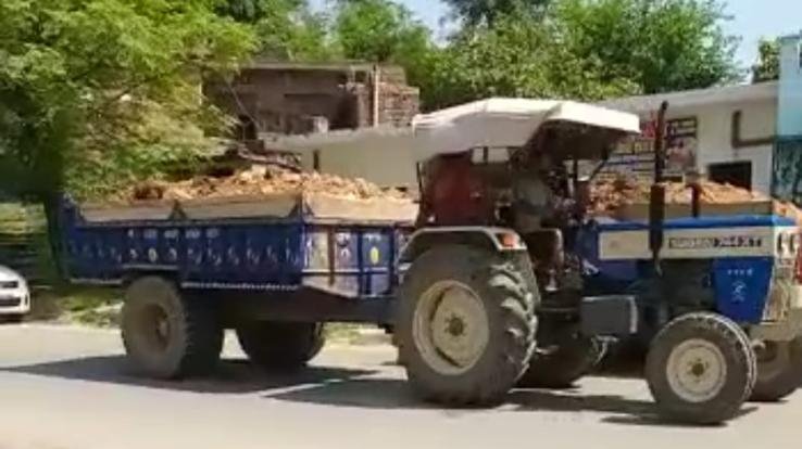 Indore: In the name of action on the mining mafia is being done