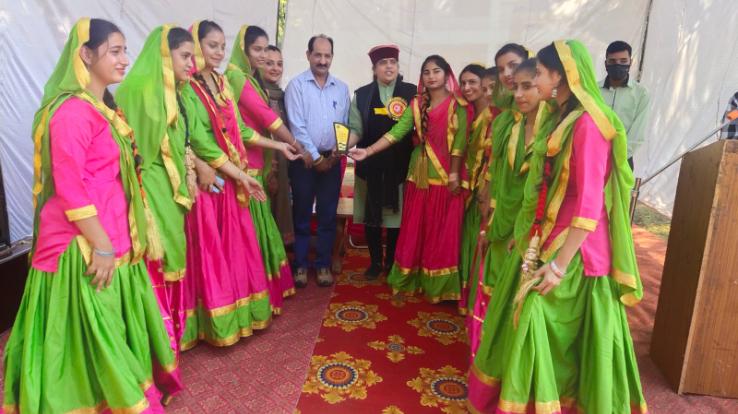 Sujanpur: Selection of cultural team of college for district level competition