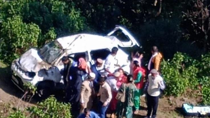 Road accident occurred in Mandi district of Himachal Pradesh, two killed, three injured