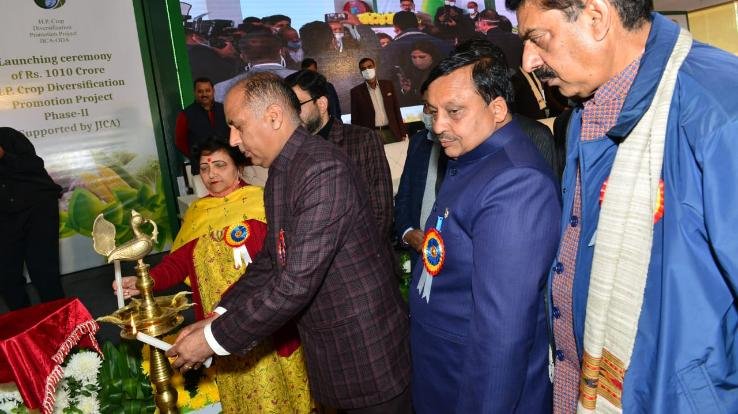 Shimla: Chief Minister inaugurated Rs.1010.60 crore agriculture project for the state