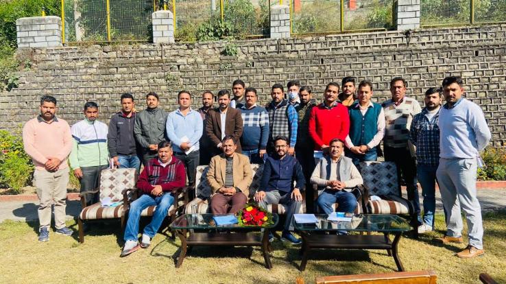 A meeting of the Forest Non-Gazetted Employees Federation was held in Mandi