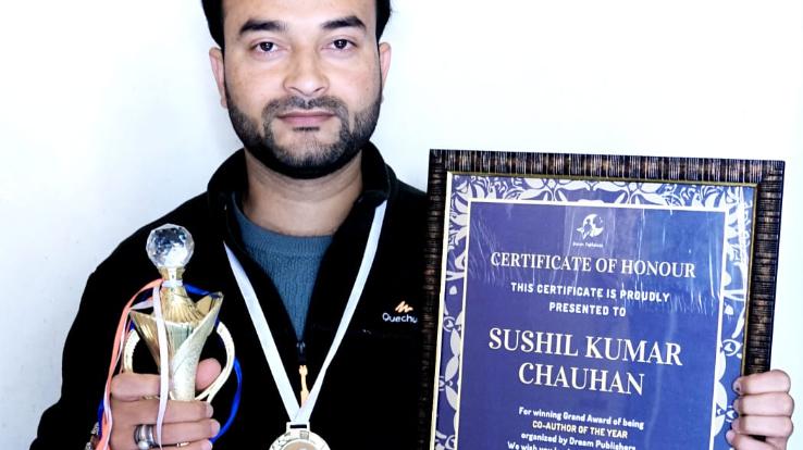 Karsog: Sushil Kumar honored as best co-writer of the year 2021