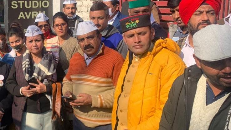 Kunihar: Jeetram became the president of Aam Aadmi Party Arki