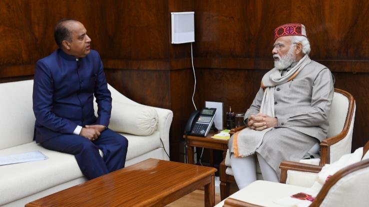 Shimla: Chief Minister calls on the Prime Minister