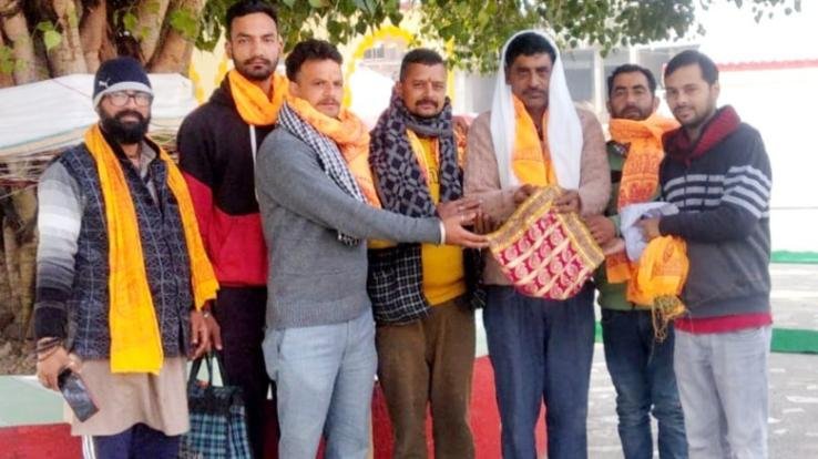 Kunihar: Gau Adarsh Yuva Samiti appealed to the traders to donate for the cow dynasty