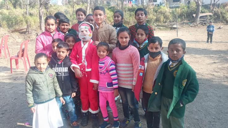 Christmas festival celebrated in Shantiniketan Public School Jogindernagar