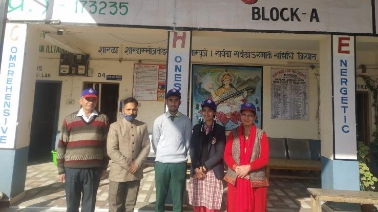 Dadlaghat: Two volunteers of Dhundan Vidyalaya selected for five-day pre RD camp