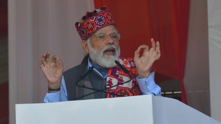 Prime Minister Narendra Modi dedicated development projects worth Rs 11,581 crore to the state