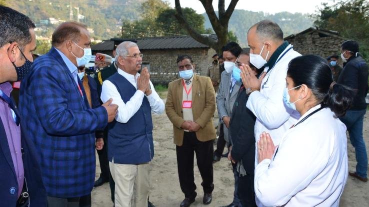 Mandi: Governor visited Adarsh De-addiction and Rehabilitation Center
