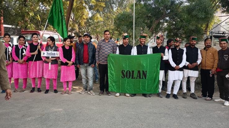 District Solan won the title of overall winner in the state level youth festival