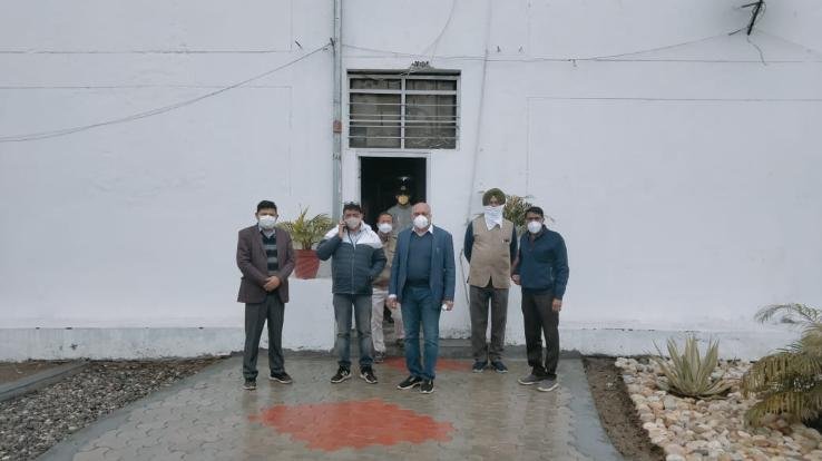 SDM Paonta Sahib inspected the Micro Containment Zone of Dental College