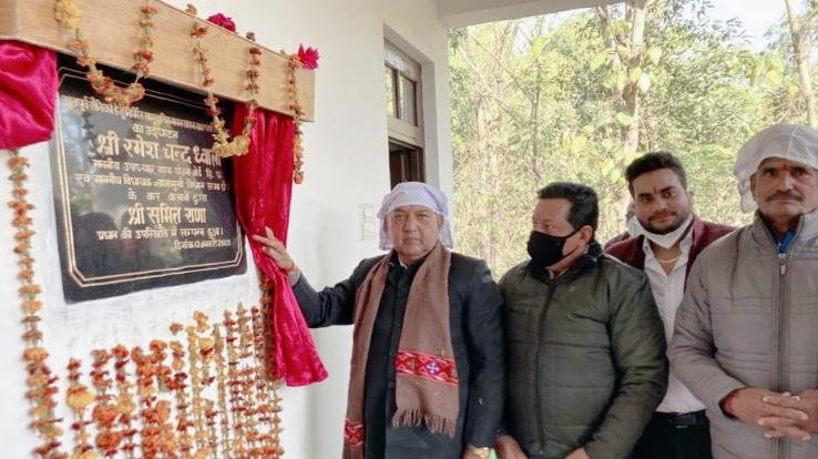 ज्वालामुखी : जखोटा में नवनिर्मित सैनिक भवन का विधिवत उद्घाटन 