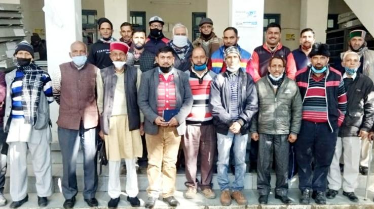 Kunihar: District Numbardar Union submitted a memorandum to the government