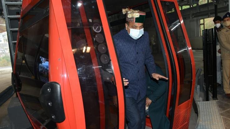 Chief Minister Jai Ram Thakur inaugurates Dharamshala Skyway Ropeway