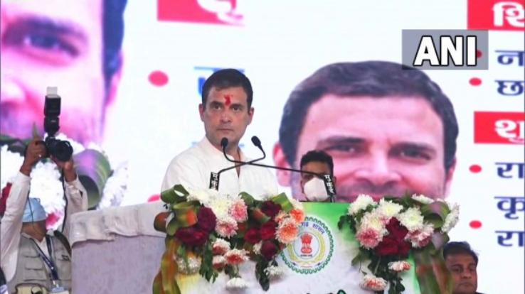 Rahul attacks the government from Raipur, said- RSS-BJP want their ideology to rule in the whole country